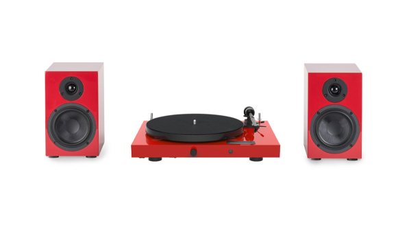 Купить PRO-JECT SET JUKEBOX E1 + SPEAKER BOX 5 RED/RED